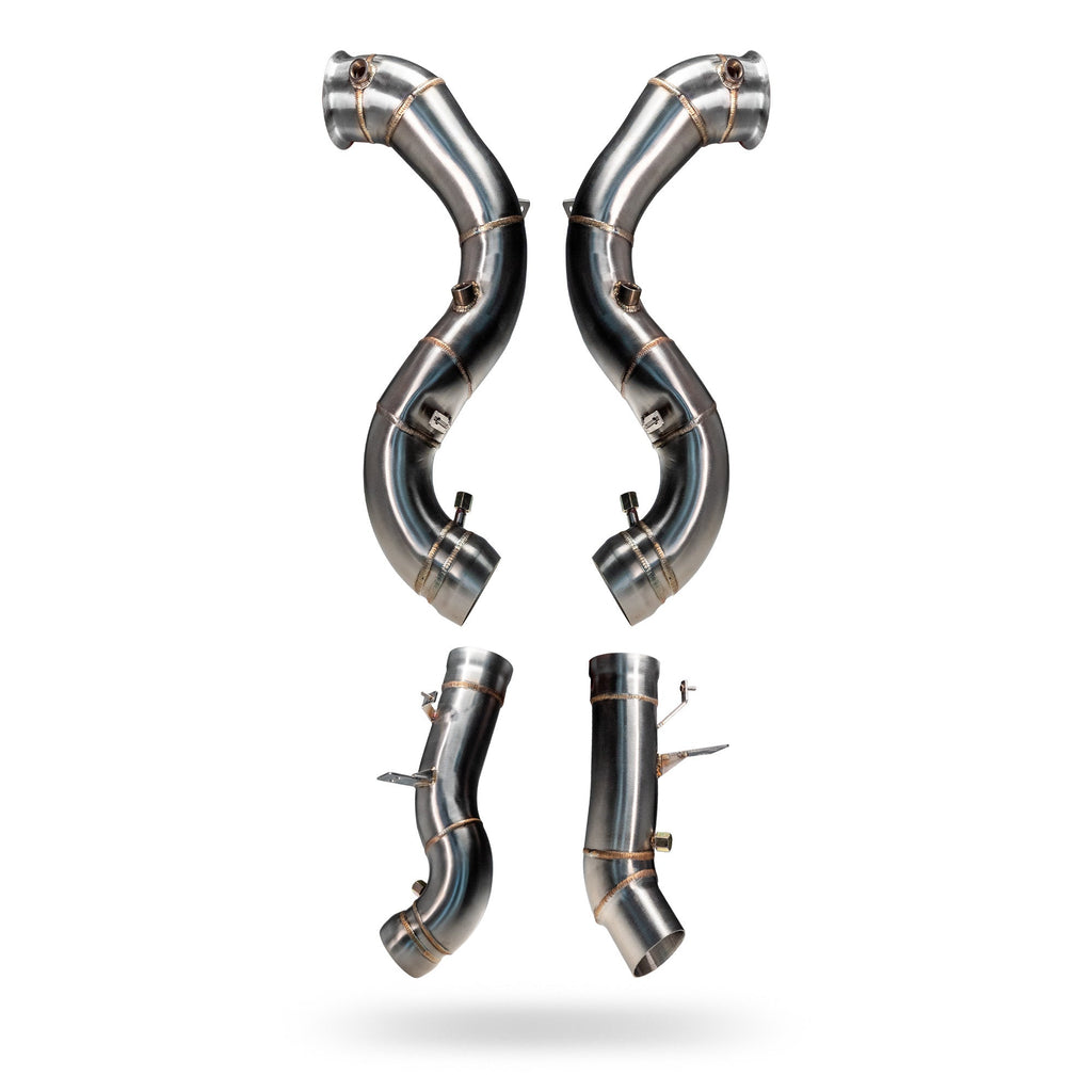 GLC63S 200 CEL Catted Downpipes v2